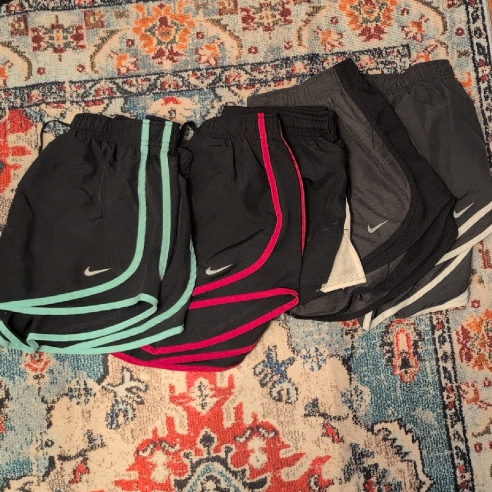 Nike Black and Gray Athletic Shorts Set